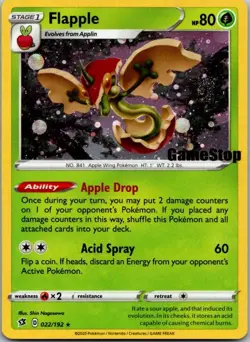 Flapple - (Gamestop Exclusive) Promo Miscellaneous Cards & Products 022/192 NM N - Image 1