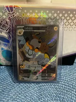 Pokemon TCG Raichu Holo Card Sv02: Paldea Evolved 211/193 NM Condition - Image 1