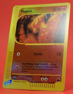 Pokemon TCG English Card e-Series Skyridge Slugma 98/144 Reverse Holo - Image 4