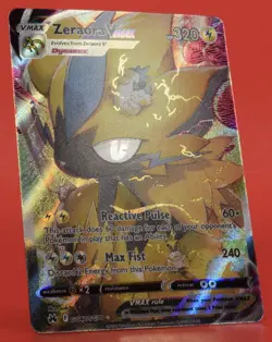 Pokemon TCG English Card Crown Zenith Galarian Gallery Zeraora VMAX GG42/GG70 - Image 3