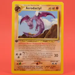 Pokemon TCG English Card Neo Revelation 1st edition Aerodactyl 15/64 Rare - Image 1