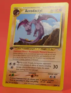 Pokemon TCG English Card Neo Revelation 1st edition Aerodactyl 15/64 Rare - Image 4