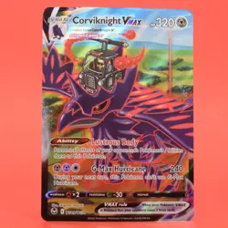 Pokemon TCG English Card Silver Tempest Trrainer Gallery Corviknight VMAX TG19 - Image 1