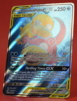 Pokemon TCG English Card Unified Minds Slowpoke & Psyduck GX 217/236 - Image 4