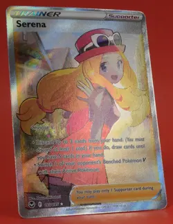 Pokemon TCG English Card Silver Tempest Serena 193/195 Full Art Trainer - Image 3