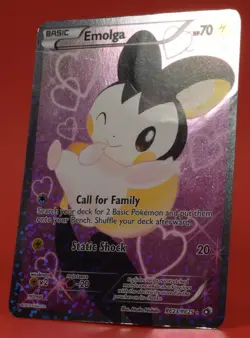Pokemon TCG English Card Legendary Treasures Emolga EX RC23/RC25 Sun Faded - Image 4