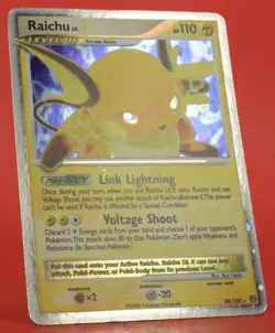 Pokemon TCG English Card Stormfront Raichu Lv.X 99/100 Holo Rare - Image 3