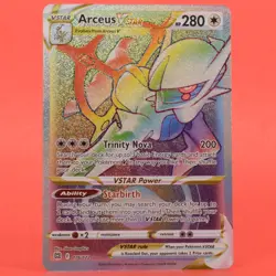 Pokemon TCG English Card Brilliant Stars Arceus VSTAR 176/172 Full Art - Image 1