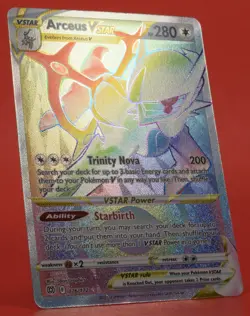 Pokemon TCG English Card Brilliant Stars Arceus VSTAR 176/172 Full Art - Image 3