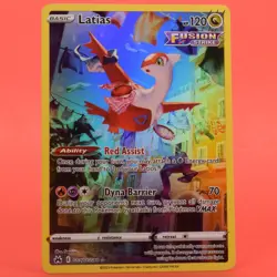 Pokemon TCG English Card Crown Zenith Galarian Gallery Latias GG20/GG70 Full Art - Image 1