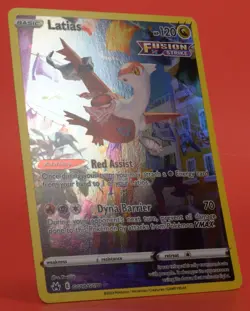 Pokemon TCG English Card Crown Zenith Galarian Gallery Latias GG20/GG70 Full Art - Image 3