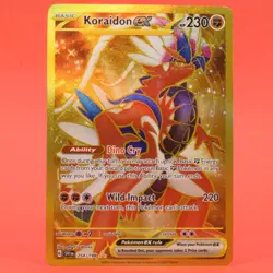 Pokemon TCG English Card Scarlet & Violet Koraidon ex 254/198 Full Art - Image 1