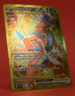 Pokemon TCG English Card Scarlet & Violet Koraidon ex 254/198 Full Art - Image 3