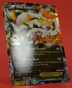 Pokemon TCG English Card Legendary Treasures White Kyurem EX 101/113 Holo Rare - Image 3