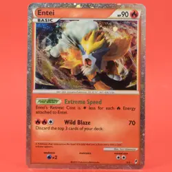 Pokemon TCG English Card Call of Legends Shining Entei SL3 Secret Holo Rare - Image 1
