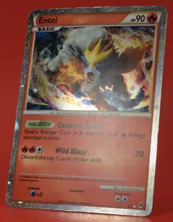 Pokemon TCG English Card Call of Legends Shining Entei SL3 Secret Holo Rare - Image 5