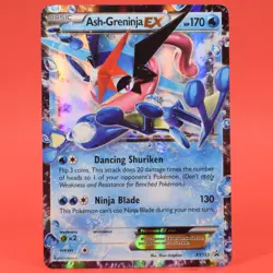Pokemon TCG English Card XY Promo Ash-Greninja EX XY133 Holo Standard Size - Image 1