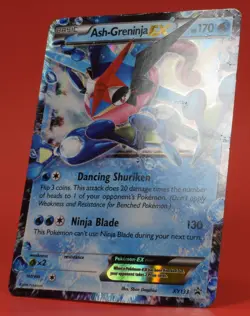Pokemon TCG English Card XY Promo Ash-Greninja EX XY133 Holo Standard Size - Image 4