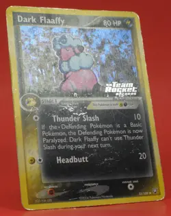 Pokemon TCG English Card ex Team Rocket Returns Dark Flaafy 33/109 Reverse Holo - Image 3