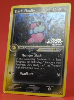 Pokemon TCG English Card ex Team Rocket Returns Dark Flaafy 33/109 Reverse Holo - Image 4