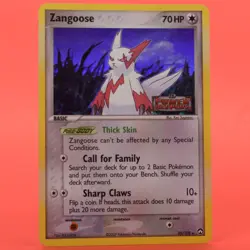 Pokemon TCG English Card ex Power Keepers Zangoose 25/108 Reverse Holo Stamped - Image 1