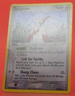 Pokemon TCG English Card ex Power Keepers Zangoose 25/108 Reverse Holo Stamped - Image 4