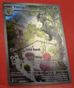 Pokemon TCG English Card PAL EN Paldea Evolved Floragato 197/193 Full Art - Image 3