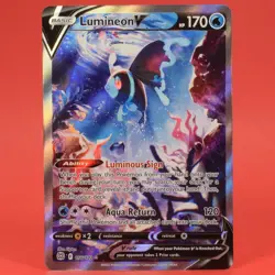 Pokemon TCG English Card Brilliant Stars Lumineon V 156/172 Full Art - Image 1