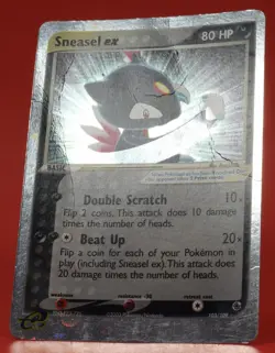 Pokemon TCG English Card Ruby & Sapphire Sneasel ex 103/109 Holo - Image 4