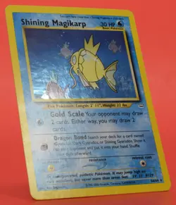 Pokemon TCG English Card Neo Revelation Shining Magikarp 66/64 Secret Holo - Image 3