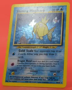 Pokemon TCG English Card Neo Revelation Shining Magikarp 66/64 Secret Holo - Image 5