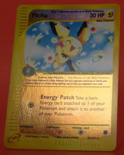 Pokemon TCG English Card e-Series Expedition Base Pichu 22/165 Reverse Holo Rare - Image 5