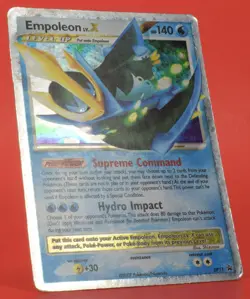 Pokemon TCG English Card Diamond Pearl Promo Empoleon Lv.X DP11 Holo - Image 3