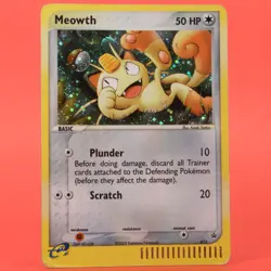 Pokemon TCG English Card Nintendo Black Star Promo 013 Meowth Holo - Image 1