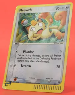 Pokemon TCG English Card Nintendo Black Star Promo 013 Meowth Holo - Image 4