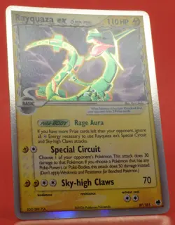 Pokemon TCG English Card ex Dragon Frontiers Rayquaza ex 97/101 Holo Rare - Image 3