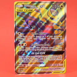 Pokemon English TCG Card Unified Minds Garchomp & Giratina GX 228/236 Full Art - Image 1