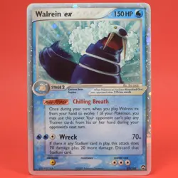 Pokemon TCG English Card Power Keepers Walrein ex 99/108 Holo Rare - Image 1
