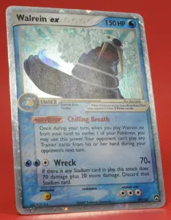 Pokemon TCG English Card Power Keepers Walrein ex 99/108 Holo Rare - Image 3