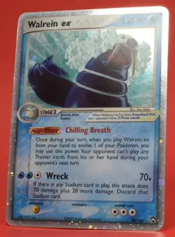 Pokemon TCG English Card Power Keepers Walrein ex 99/108 Holo Rare - Image 4