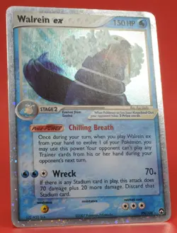 Pokemon TCG English Card Power Keepers Walrein ex 99/108 Holo Rare - Image 5