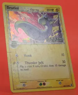 Pokemon TCG English Card ex Delta Species Dratini 65/113 Reverse Holo Stamped - Image 3