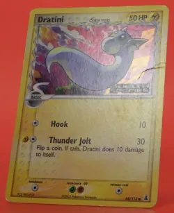 Pokemon TCG English Card ex Delta Species Dratini 65/113 Reverse Holo Stamped - Image 4