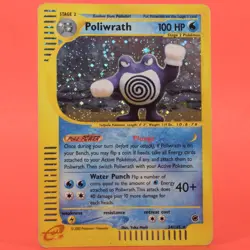 Pokemon TCG English Card WotC Expedtion e-Series Poliwrath 24/165 Holo - Image 1