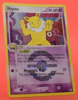 Pokemon TCG English Card Fire Red Leaf Green Hypno 25/112 Reverse Holo - Image 3