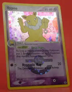 Pokemon TCG English Card Fire Red Leaf Green Hypno 25/112 Reverse Holo - Image 4