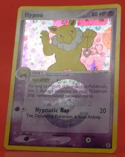 Pokemon TCG English Card Fire Red Leaf Green Hypno 25/112 Reverse Holo - Image 5