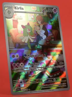 Pokemon TCG English Card SV1 EN Scarlet Violet Kirlia 212/198 Full Alt Art - Image 3