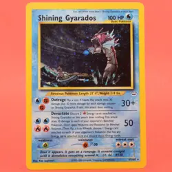 Pokemon TCG English Card Neo Revelation Shining Gyarados 65/64 Holo Secret Rare - Image 1