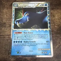 Pokemon Cards: HeartGold & SoulSilver Rare Holo: Feraligatr 108/123 - Image 1